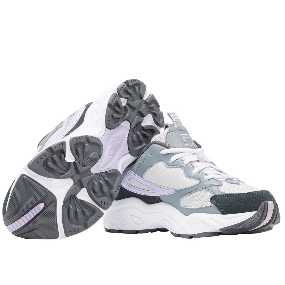 Fila Envision Women's Gray White Lavender Athletic Sneakers 7.5 - Picture 2 of 11